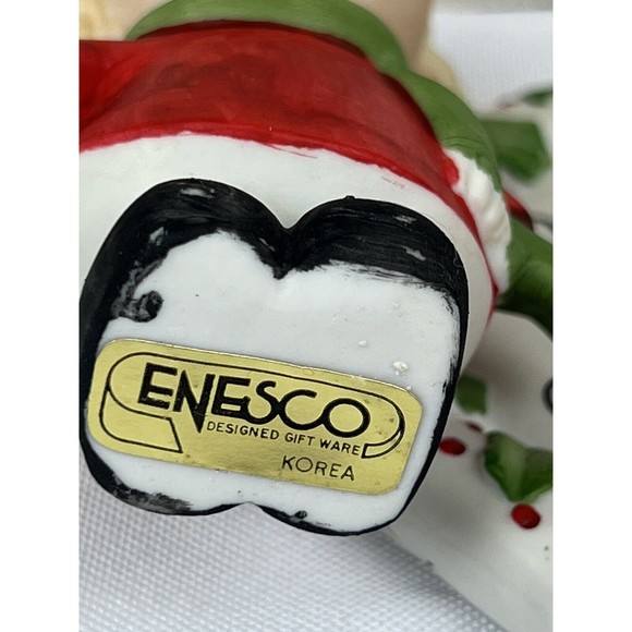 Enesco Dear God Kids "Thanks For Christmas" Figurine With Box EUC - Picture 6 of 14